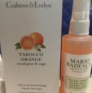 Cosmetic Bag with Lotion & Spray